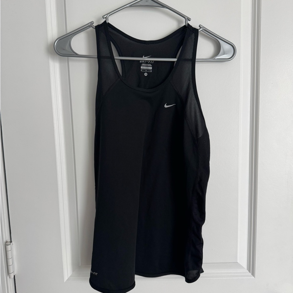 Nike Women's Black Dri-FIT Tank Top